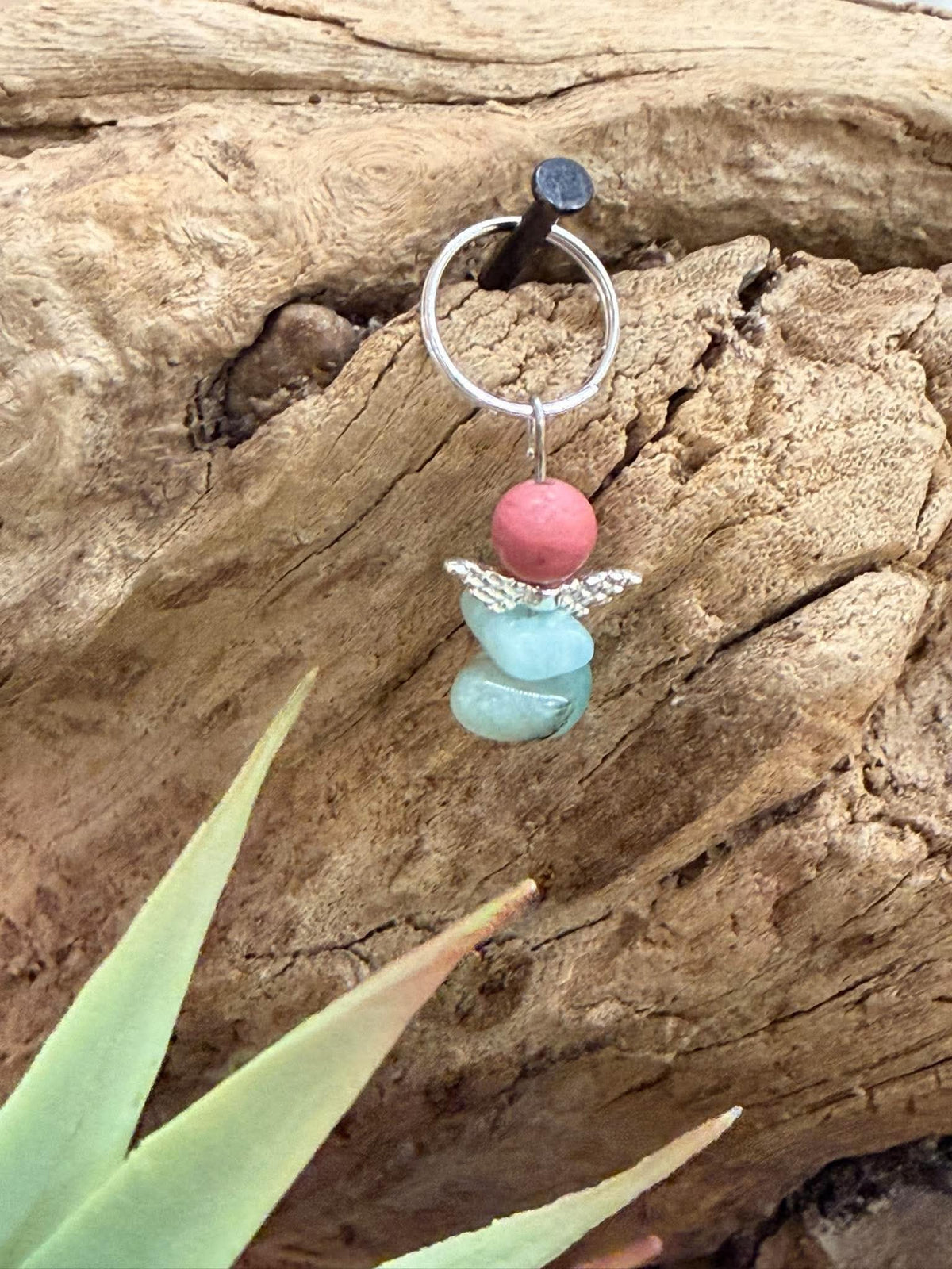 Petit ange Bonbon Amazonite & Rhodonite