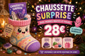Chaussette Surprise de Noël- calendrier de l'avent