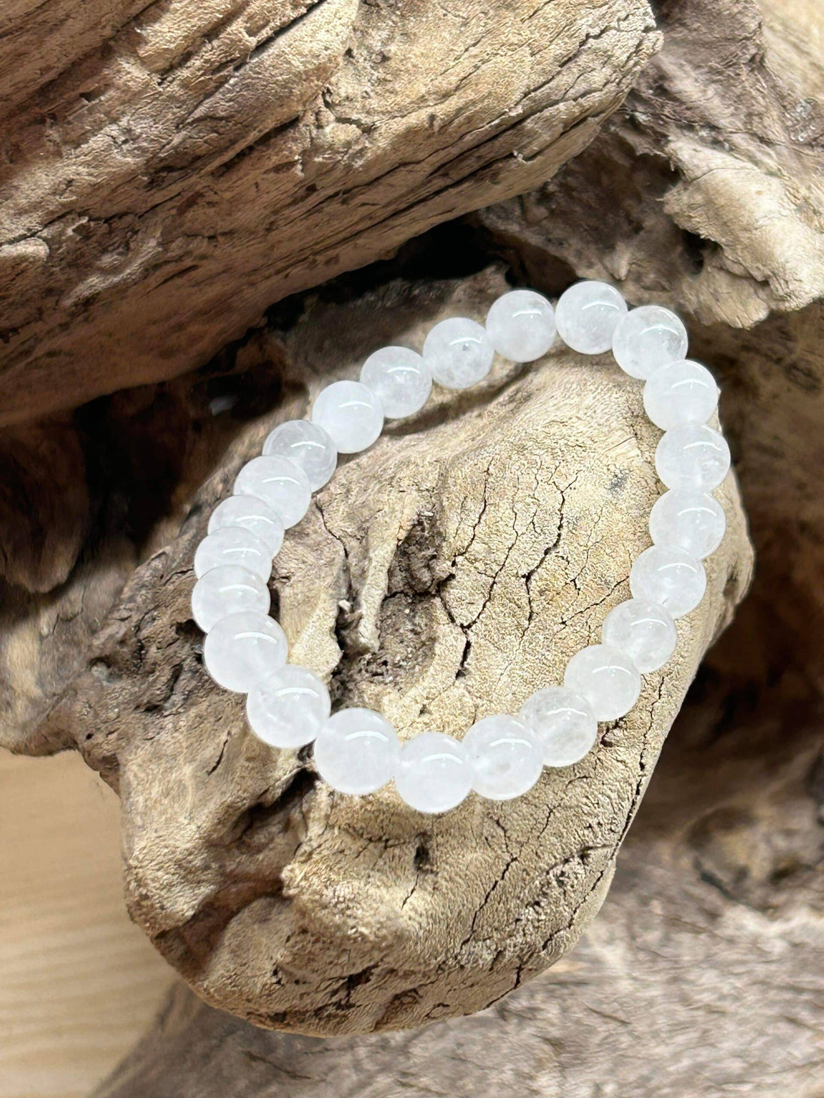 Bracelet en Jade Blanc – Harmonie, Paix Intérieure et Sagesse