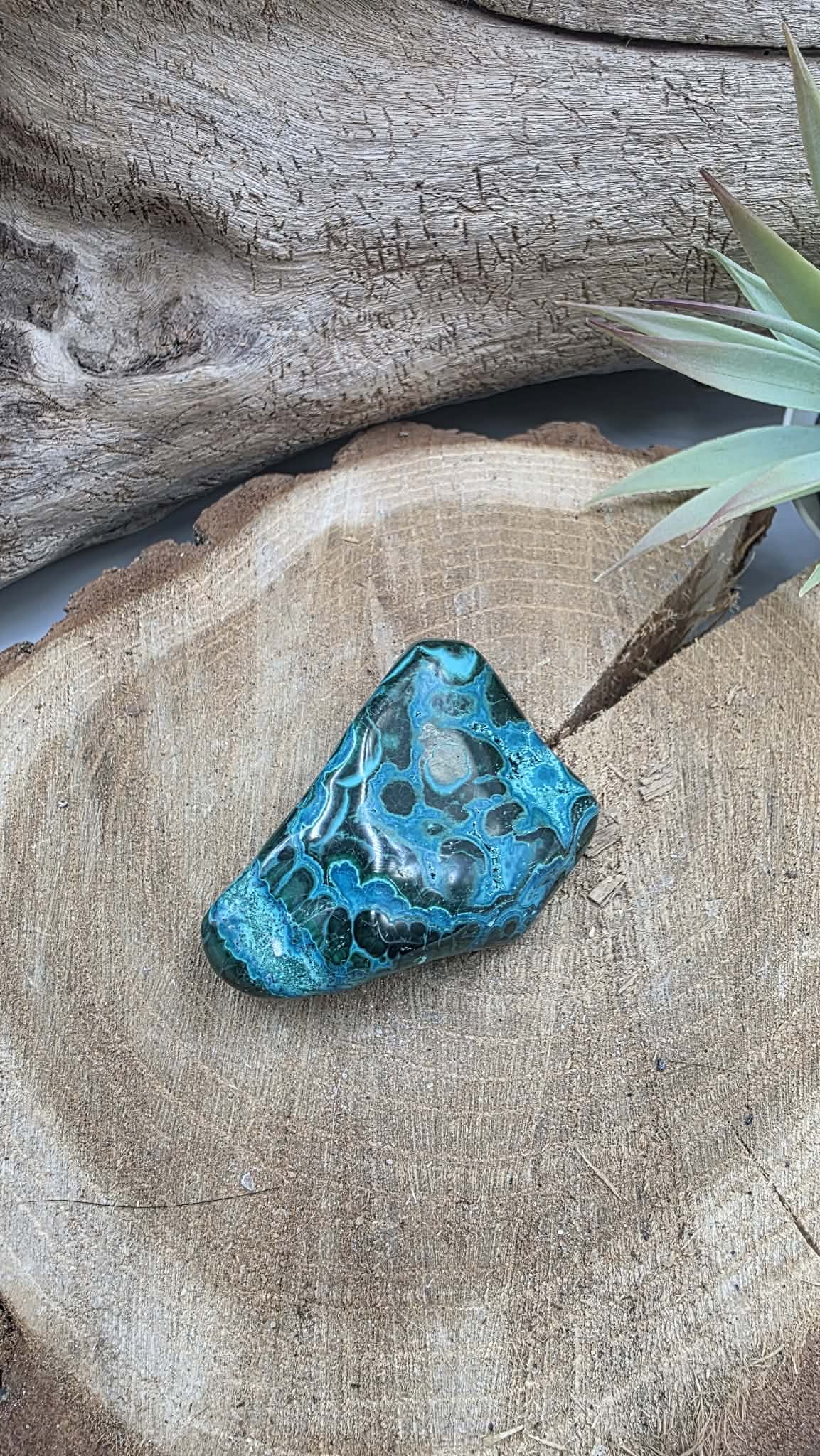 Malachite & Chrysocolle – Pierre naturelle