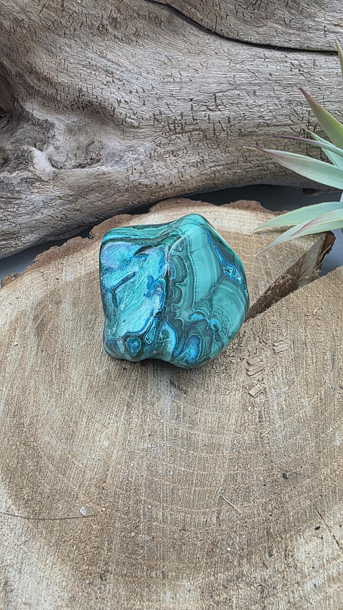 Malachite & Chrysocolle – Pierre naturelle