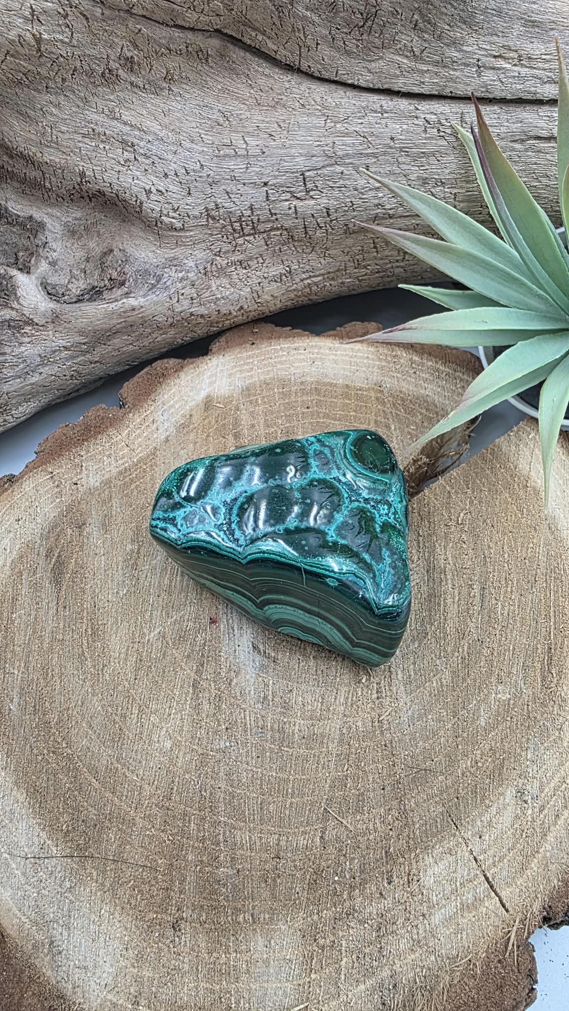 Malachite & Chrysocolle – Pierre naturelle